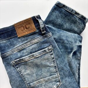 Jordan Craig Legacy Edition Sean Jeans Mens 32x32 Blue Distressed Skinny Y2K